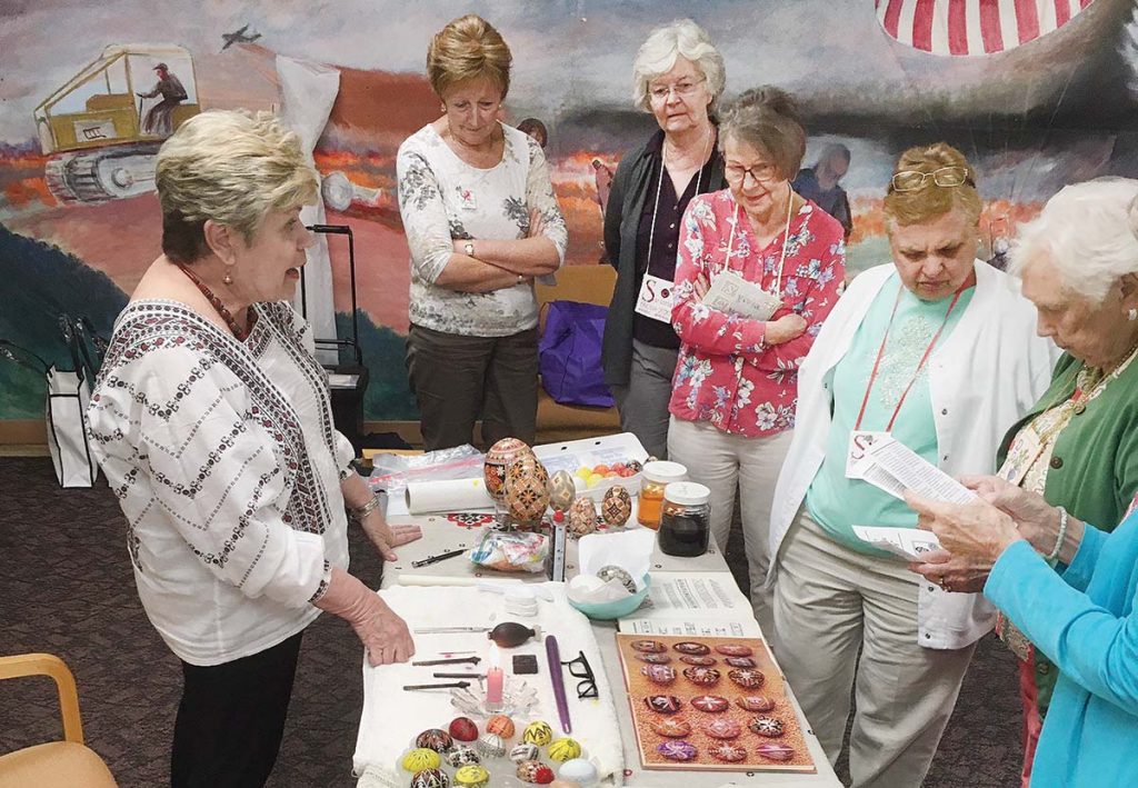 1 Our Life UNWLA Br 56 Demonstration for Sarasota Embroidery Guild - Community Chronicle