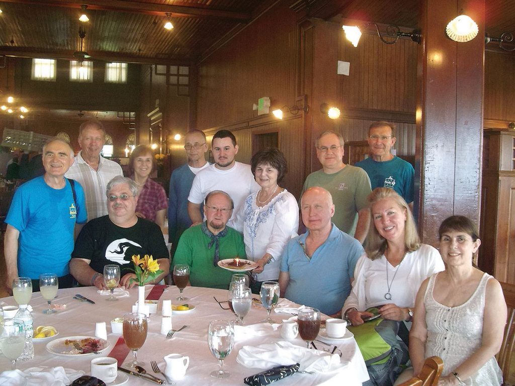 Dining together is one of the highlights of Club Suzie Q members and allows for socializing and discussion - Community