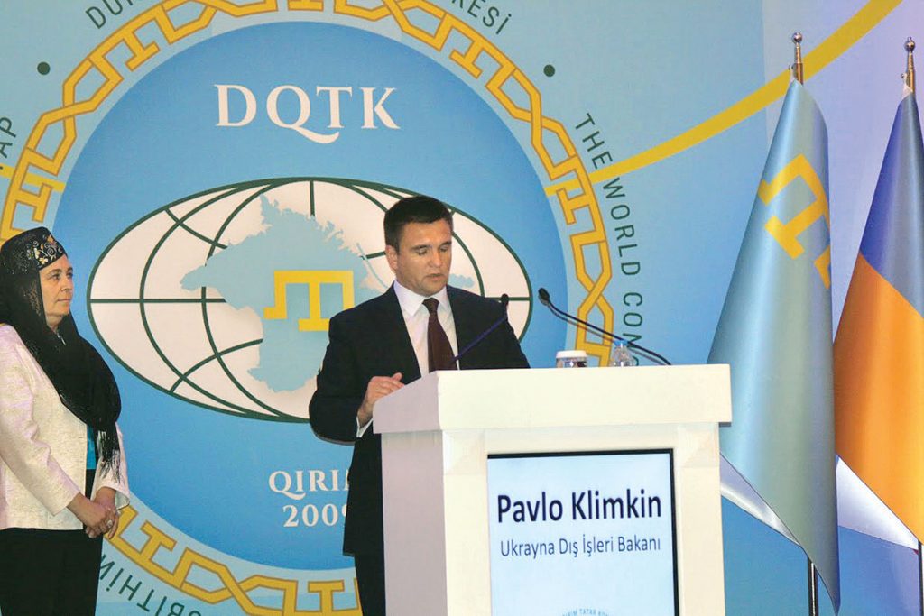 FRONT Klimkin at Tatar Congress2 - News