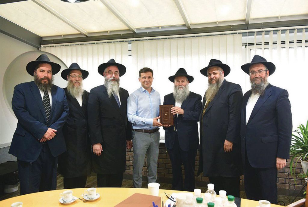 FRONT Ze with rabbis - News