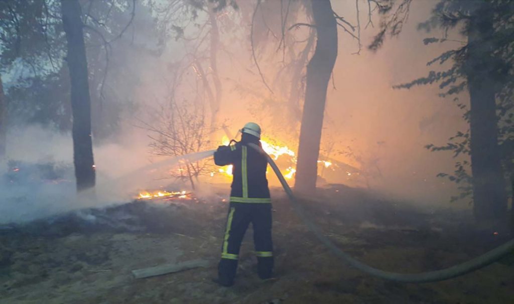 Luhansk fires - Ukraine