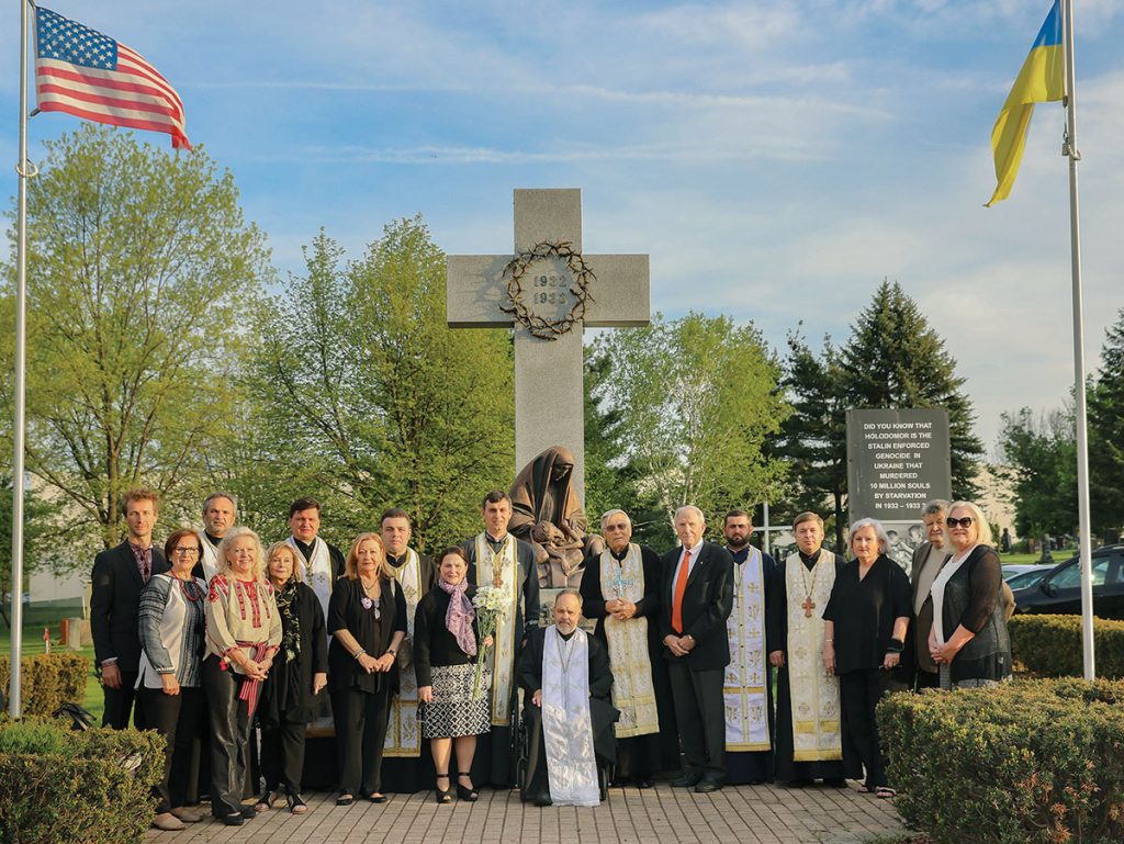 Members of the Clergy and UGFF Members w Nina Matviyenko - Holodomor