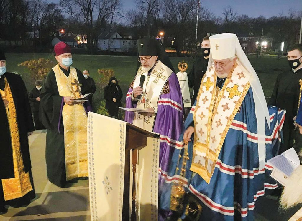 Met Antony and Archbishop Daniel Holodomor Bound Brook UOCofUSA - Holodomor