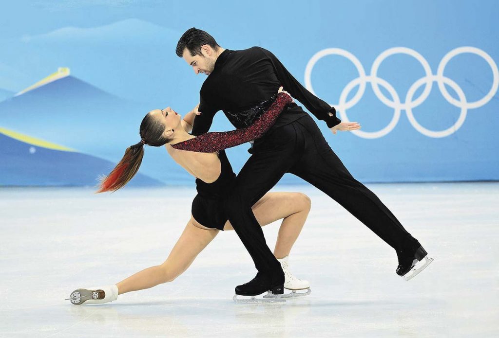 Oleksandra Nazarova and Maksym Nikitin at the 2022 W Olympics Ministry of Youth and Sport of Ukraine Wikipedia Commons - Sports