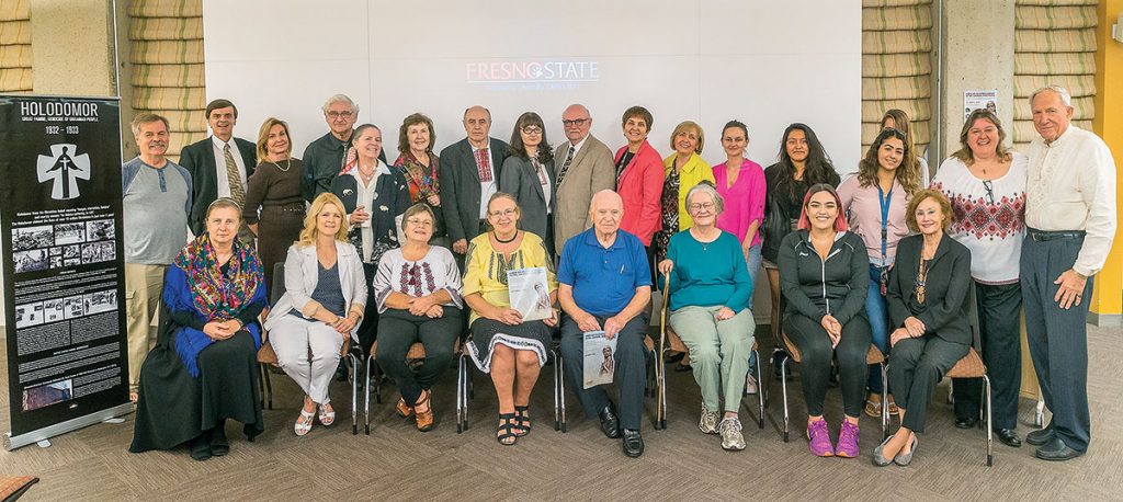 Organizers guest speakers and attendees of the Second Symposium on Holodomor Genocide at California State University Fresno on October 5 2018. Photo Andrew Korotun - Holodomor