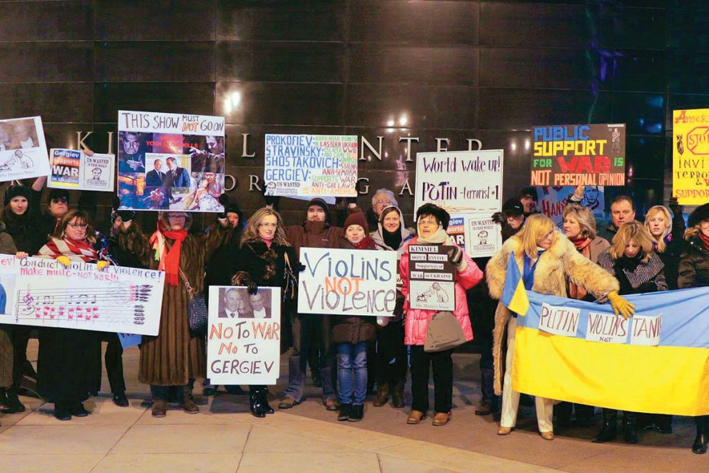 Phila Gergiev Protest 12 Feb 2015 - Community Chronicle