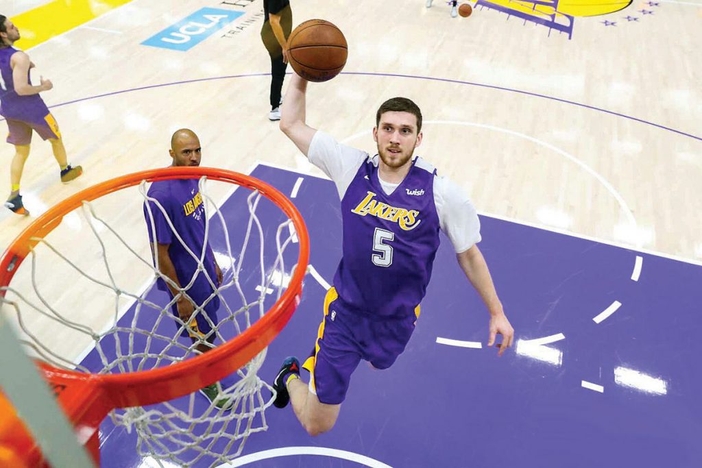 Svitoslav Mykhailiuk Ty Nowell Los Angeles Lakers - Sports