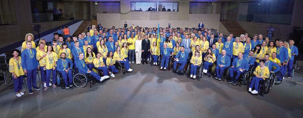 Ukraine Paralympic Team before departure in Kyiv - Sports