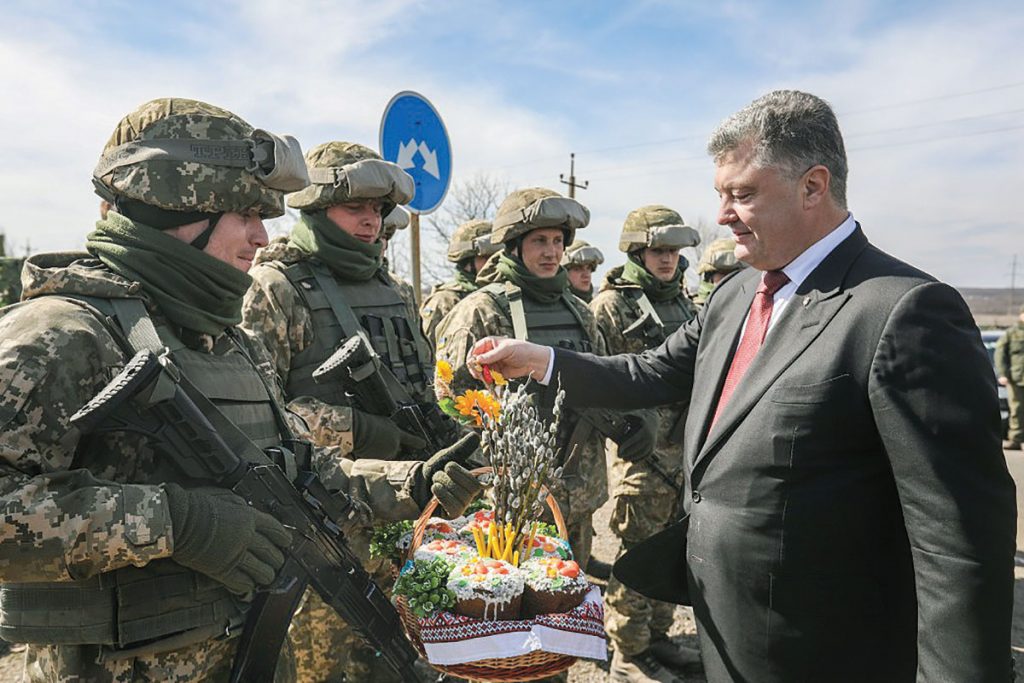 easter baskets for soldiers - Ukraine